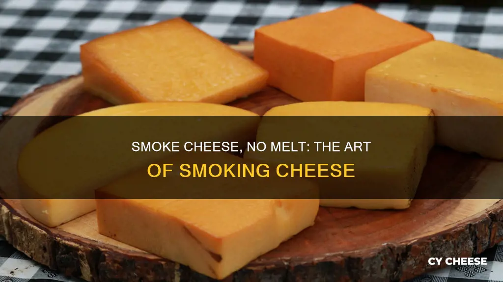 how to smoke cheese without melting it