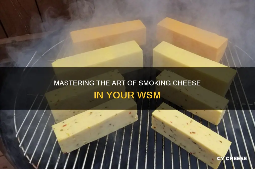 how to smoke cheese wsm