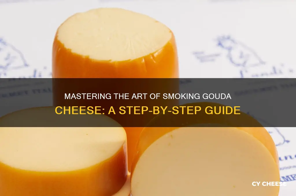 how to smoke gauda cheese