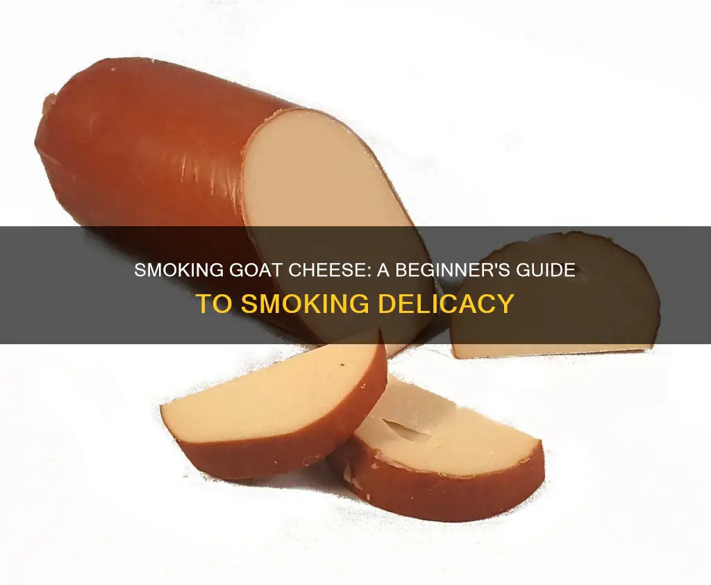 how to smoke goat cheese