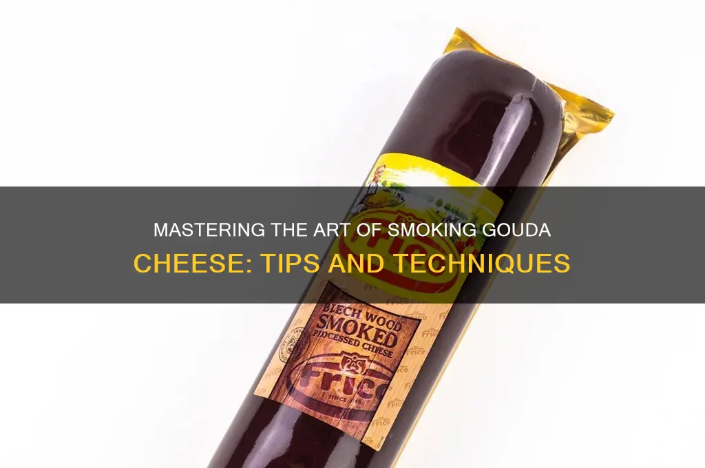 how to smoke gouda cheese