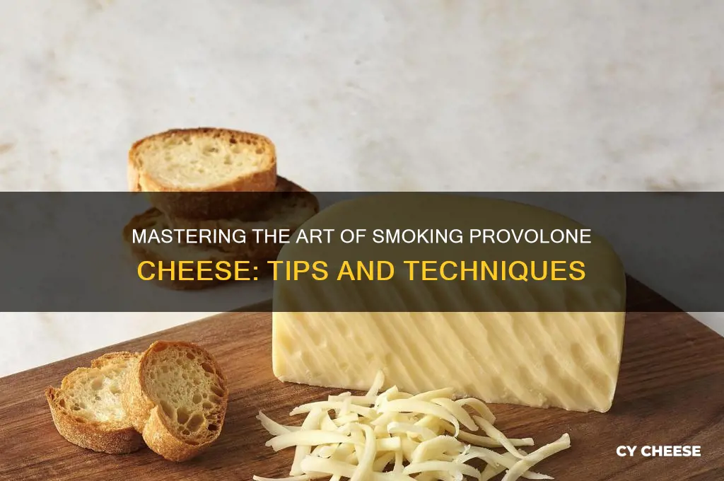 how to smoke provolone cheese