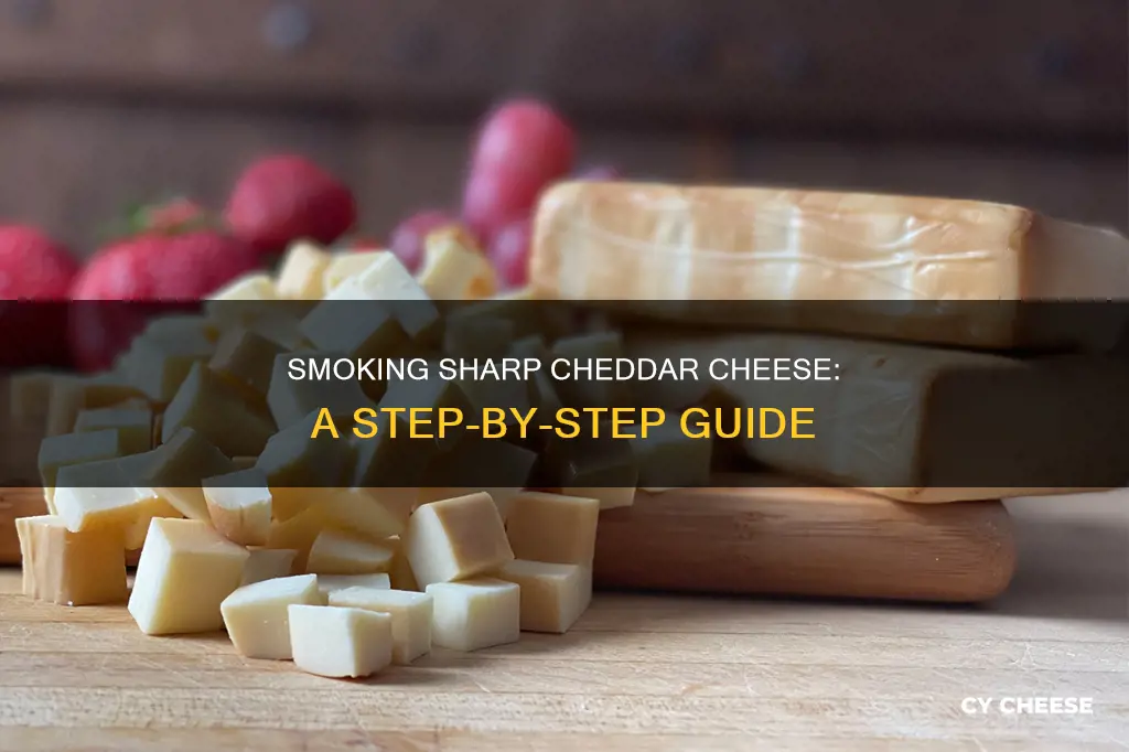 how to smoke sharp cheddar cheese