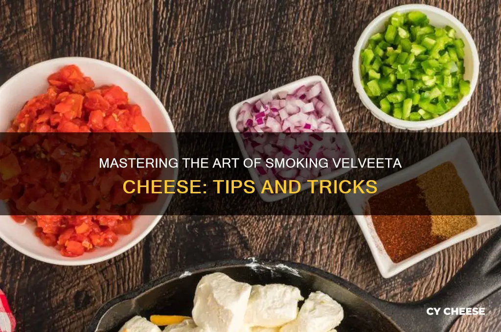 how to smoke velveeta cheese