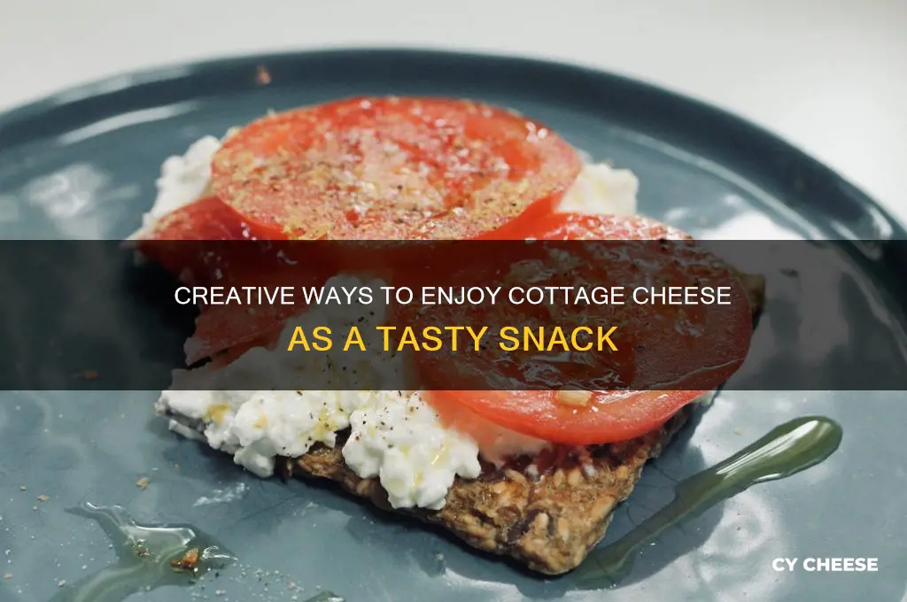 how to snack on cottage cheese
