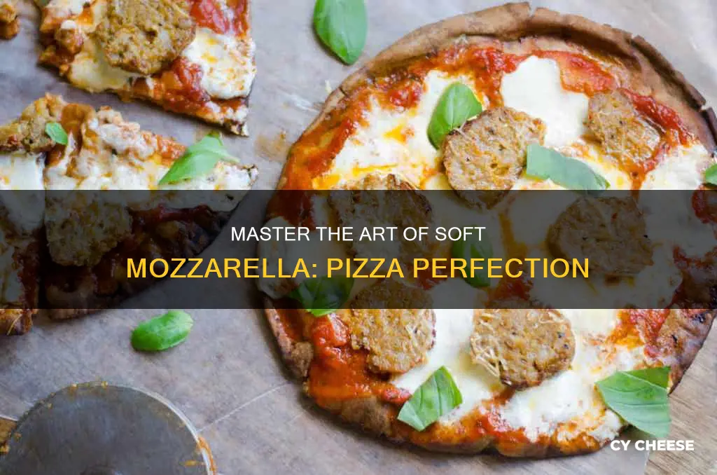 how to soft mozarella cheese for pizza