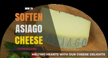 Mastering the Art of Softening Asiago Cheese: Tips and Techniques