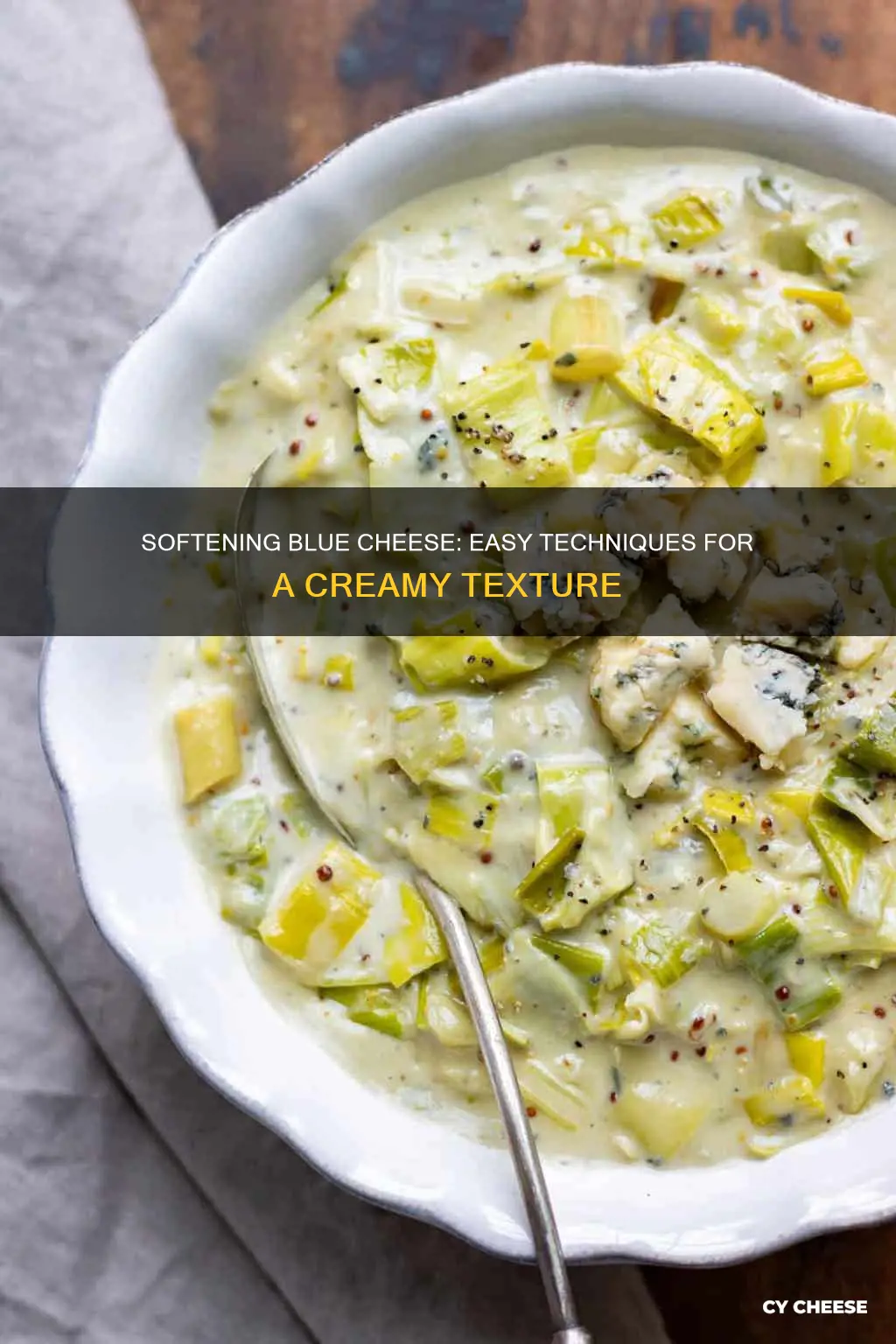 how to soften blue cheese