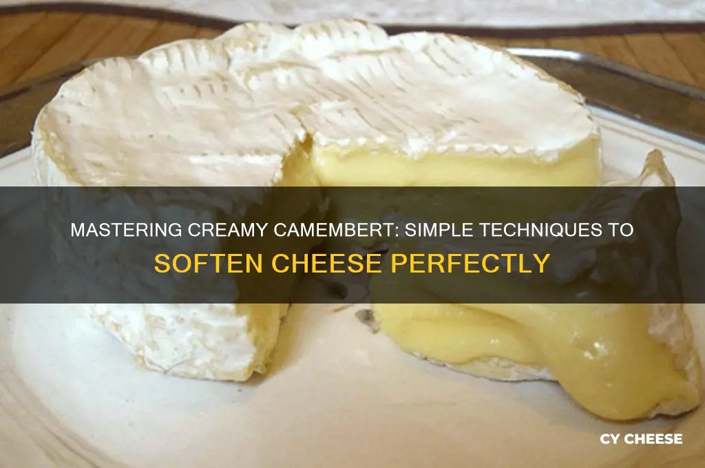 how to soften camembert cheese
