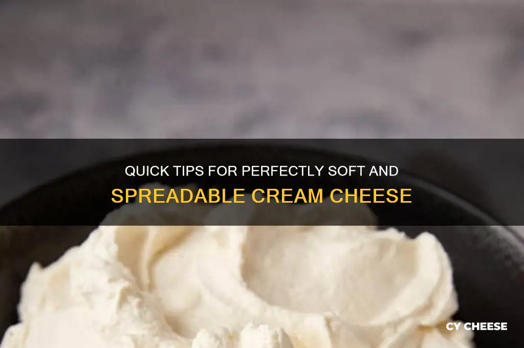 how to soften creme cheese