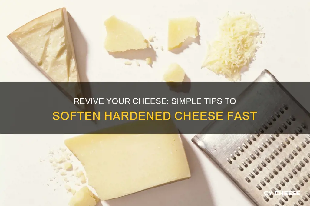 how to soften hardened cheese
