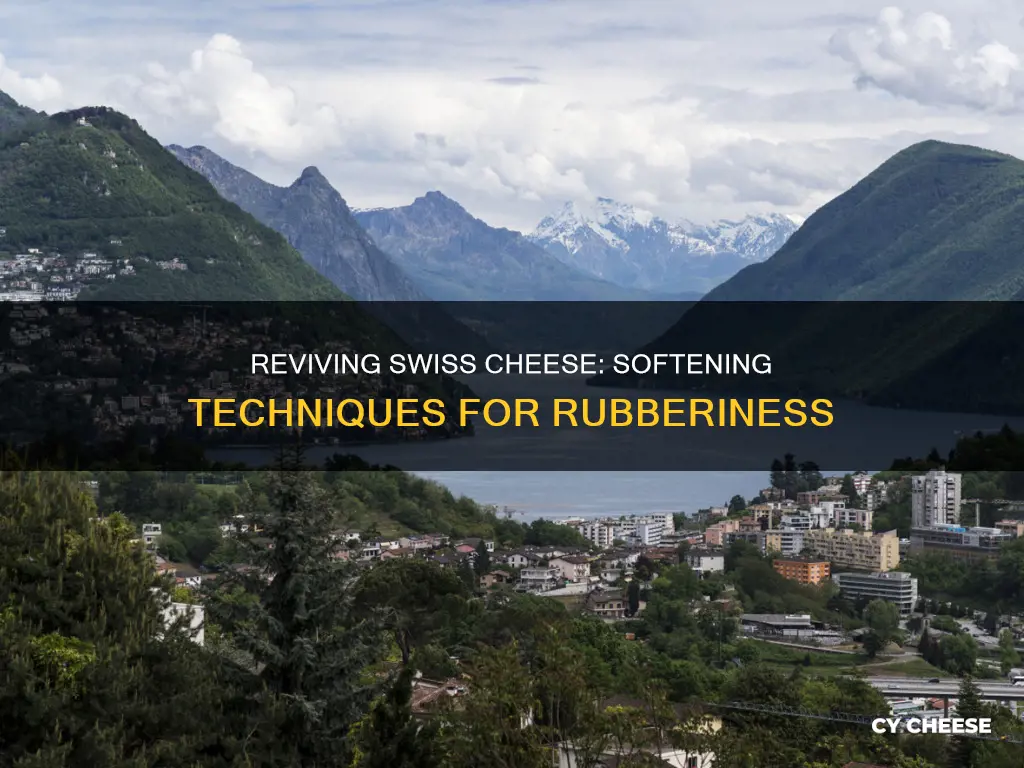 how to soften rubbery swiss cheese