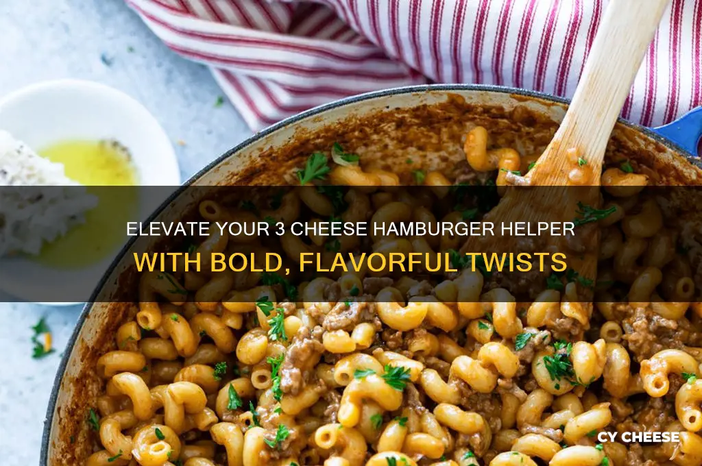 how to spice up 3 cheese hamburger helper