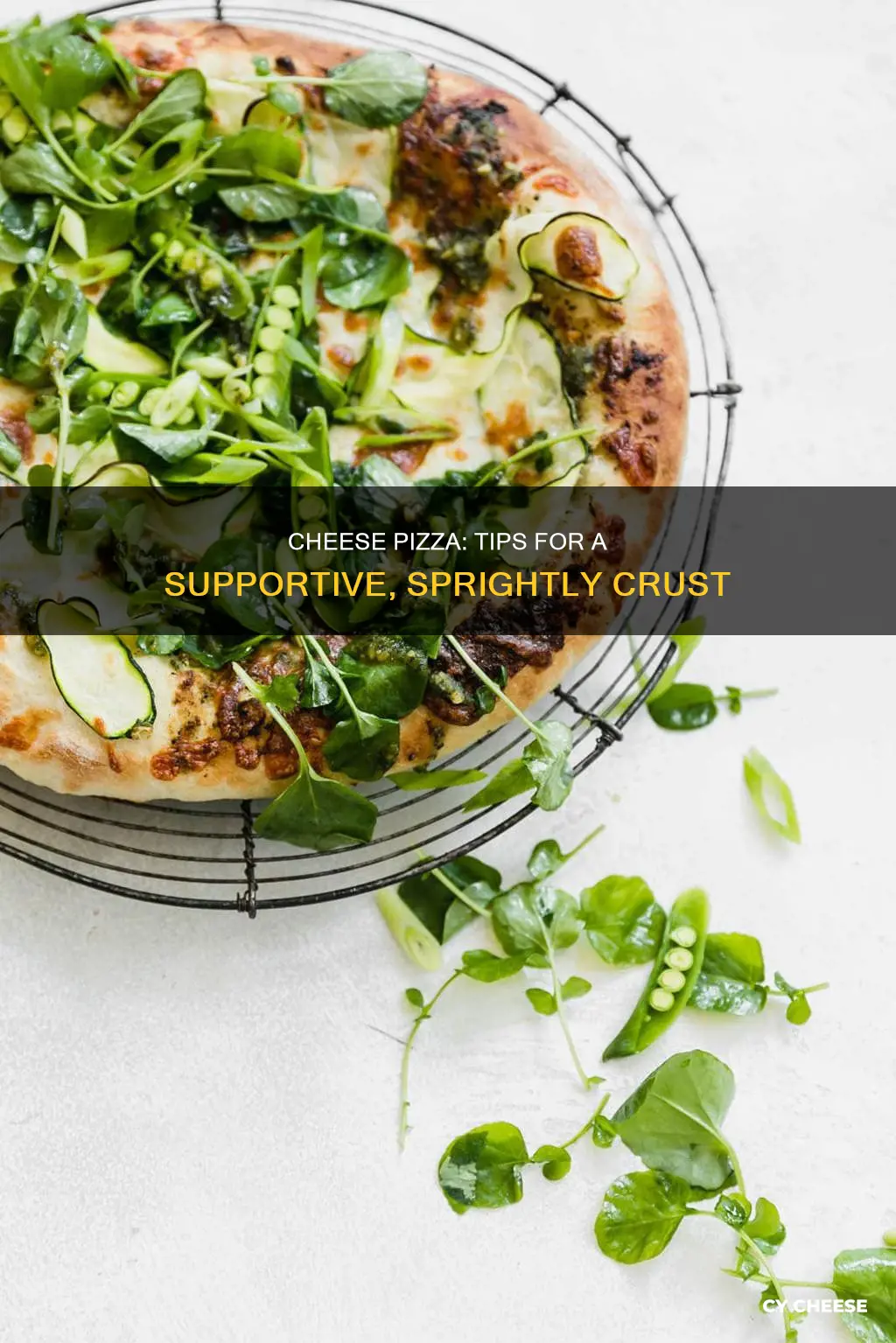 how to sprigsupportiveup a cheese pizza