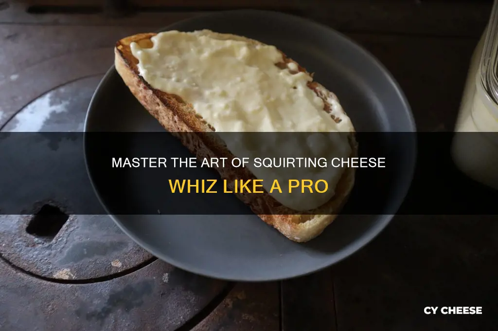 how to squirt cheese whiz