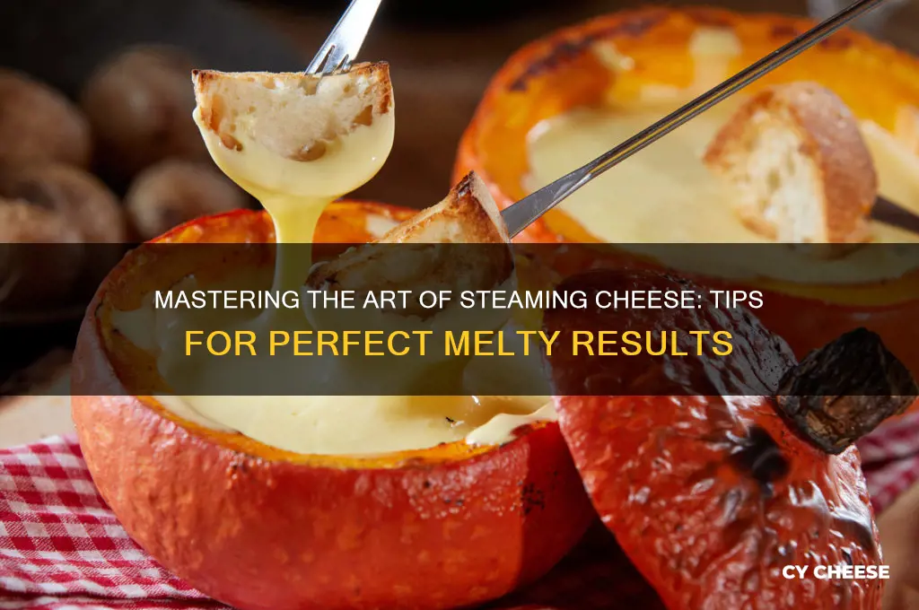 how to steam cheese