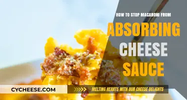 Prevent Macaroni Cheese Sauce Absorption: Tips and Tricks