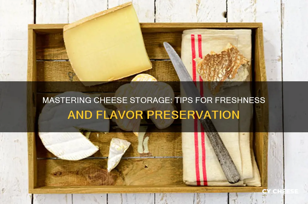 how to storage cheese