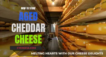 Mastering Cheddar's Golden Age: Tips for Storing Aged Cheese