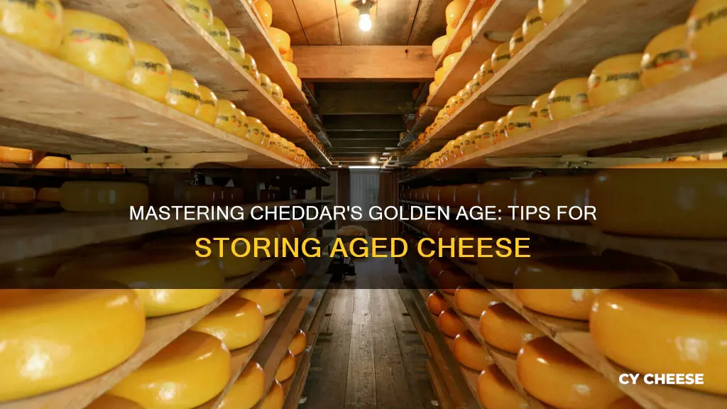 how to store aged cheddar cheese