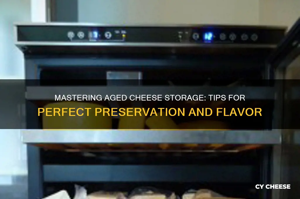 how to store aged cheese