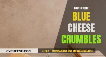 Storing Blue Cheese Crumbles: Best Practices