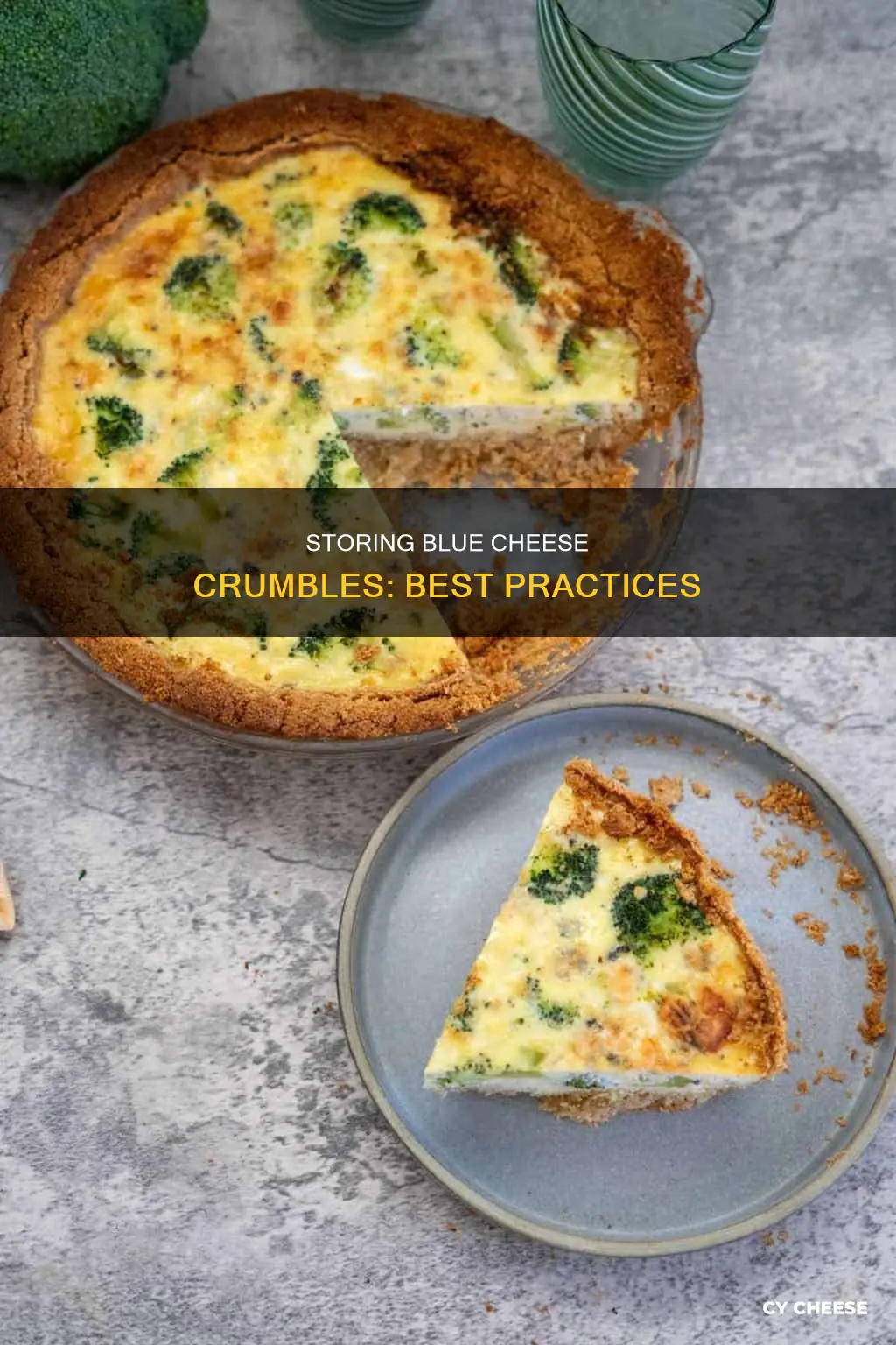 how to store blue cheese crumbles