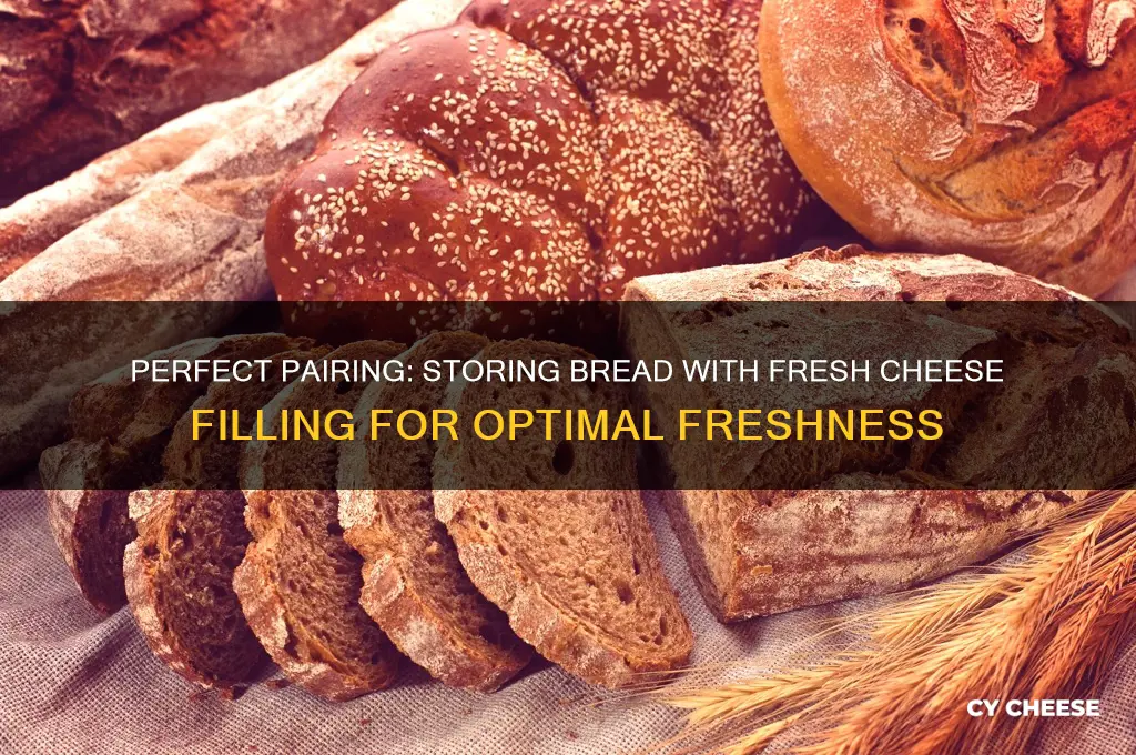 how to store bread with fresh cheese fillong