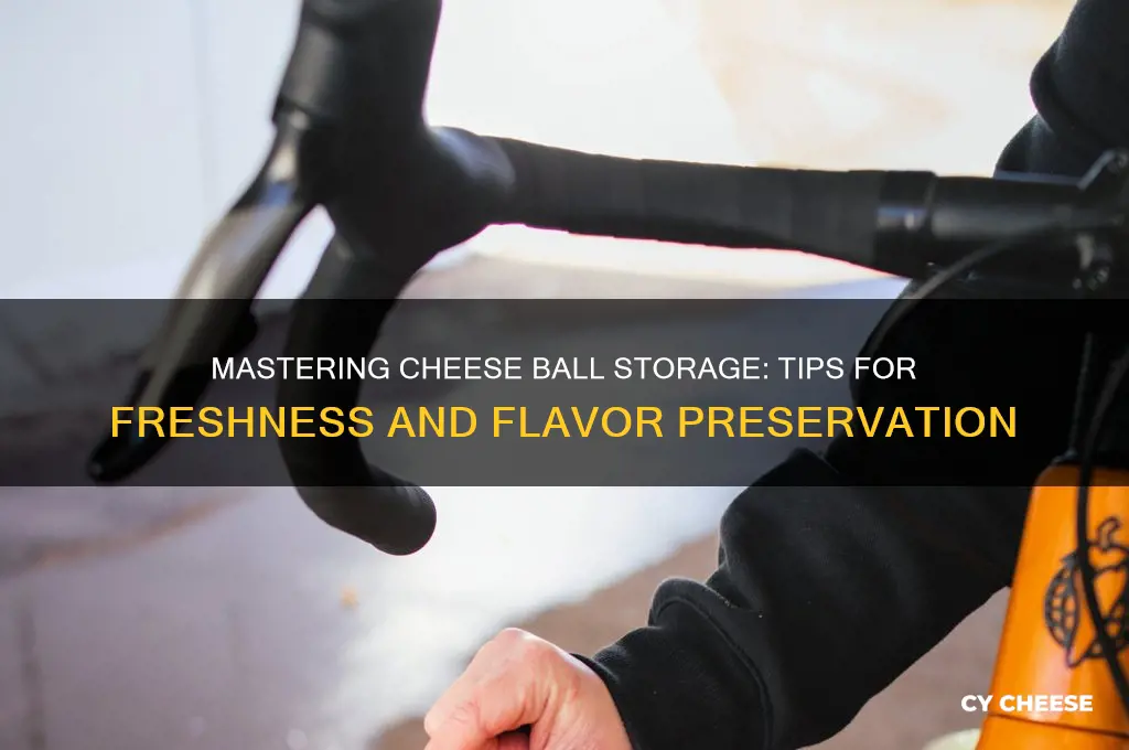 how to store cheese ball