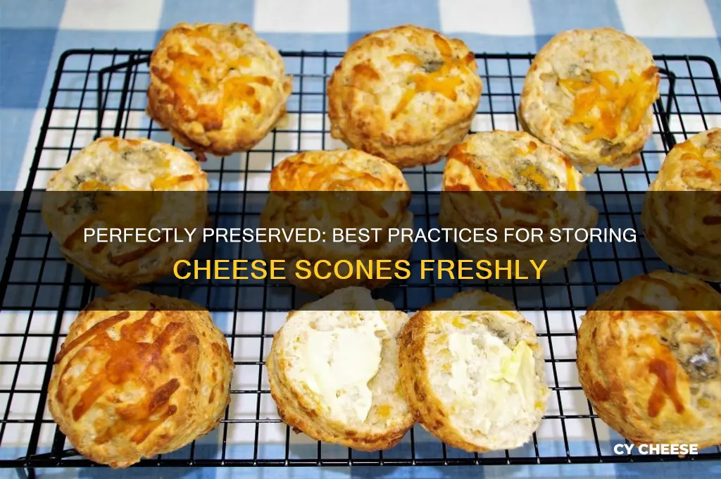 how to store cheese scones