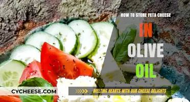 Storing Feta Cheese: Olive Oil Bath