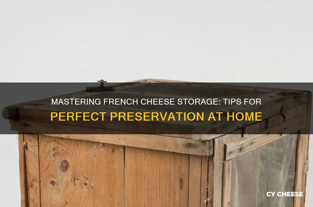 how to store french cheese