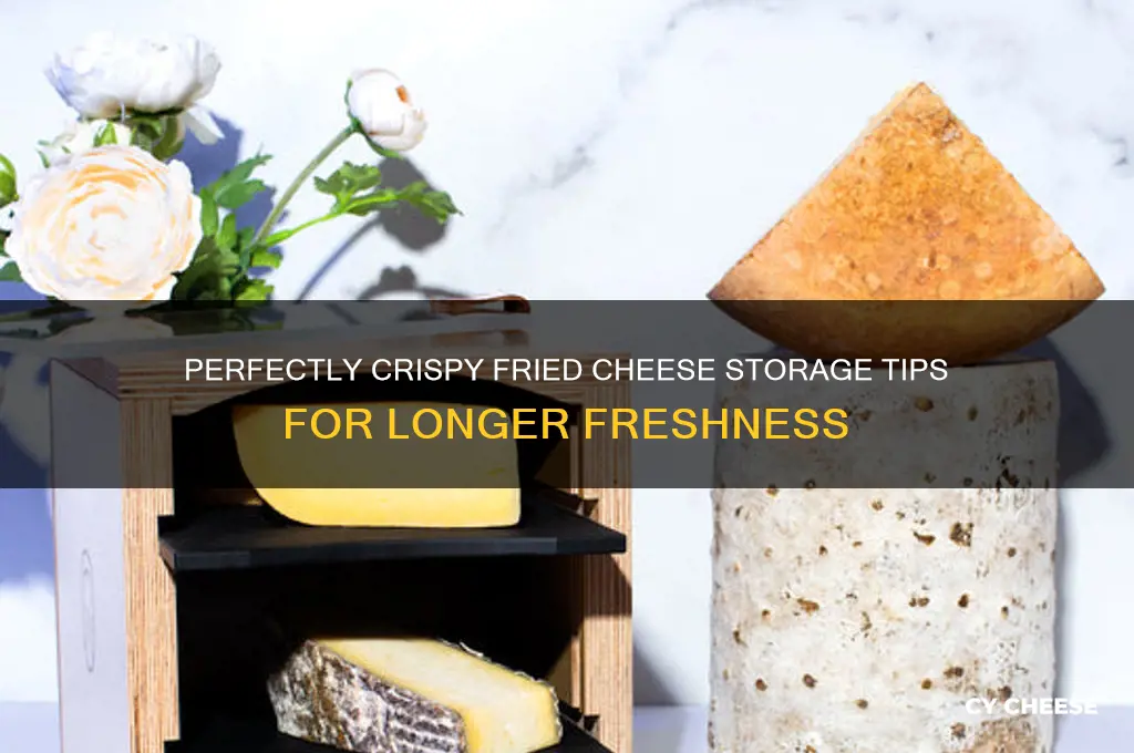how to store fried cheese