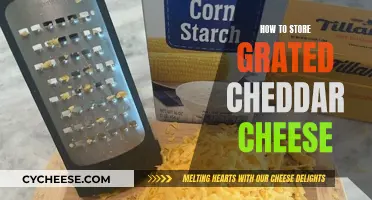 Storing Grated Cheddar Cheese: Best Practices and Tips