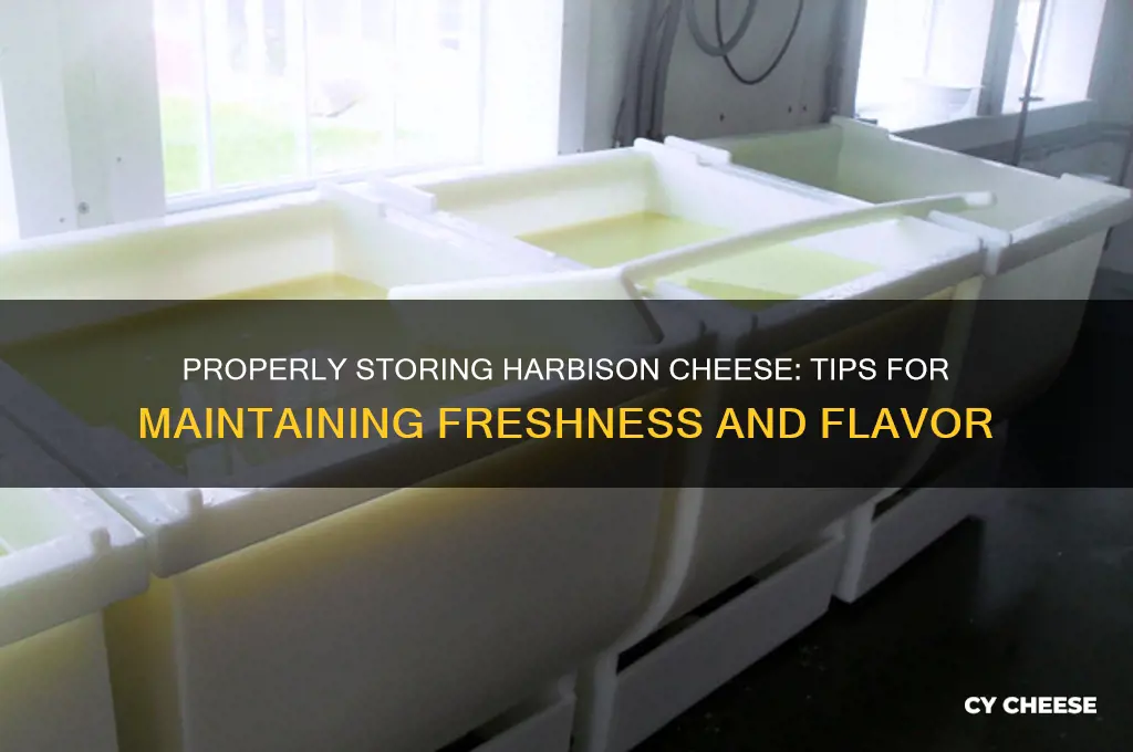 how to store harbison cheese