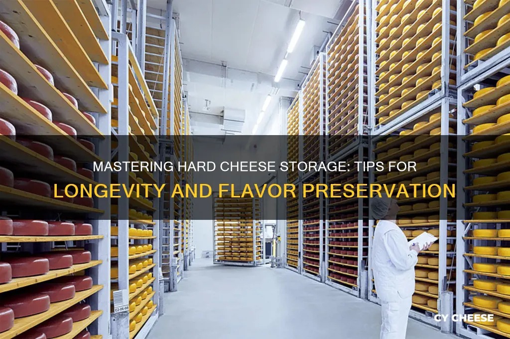 how to store hard cheese
