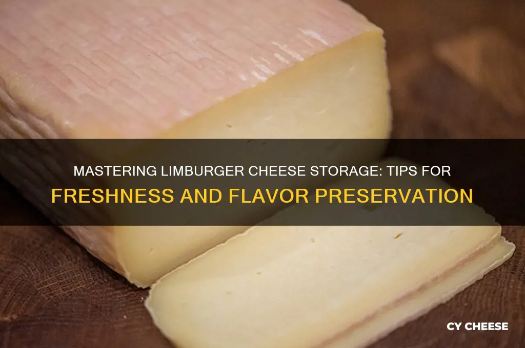 how to store limburger cheese
