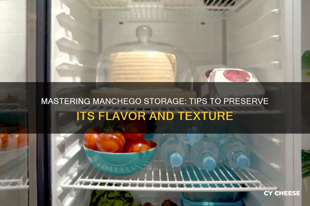 how to store manchego cheese