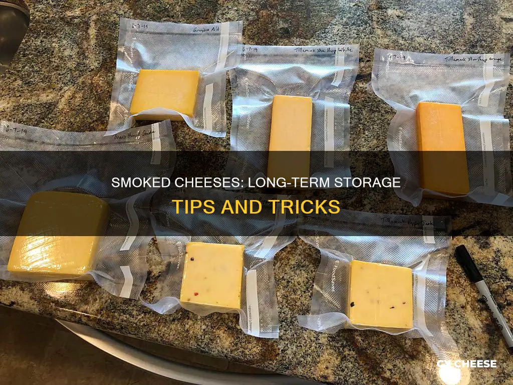 how to store newly smoked cheeses long term