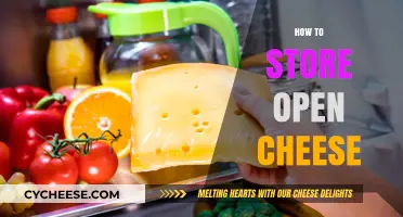 Properly Storing Open Cheese: Tips for Freshness and Flavor Preservation