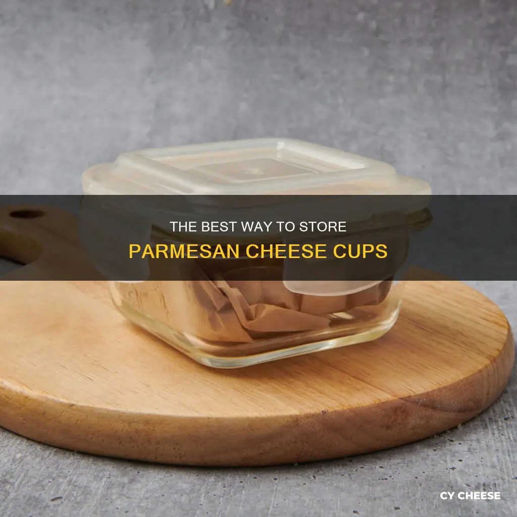 how to store parmesan cheese cups