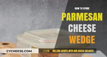 The Best Way to Store Parmesan Cheese Wedge