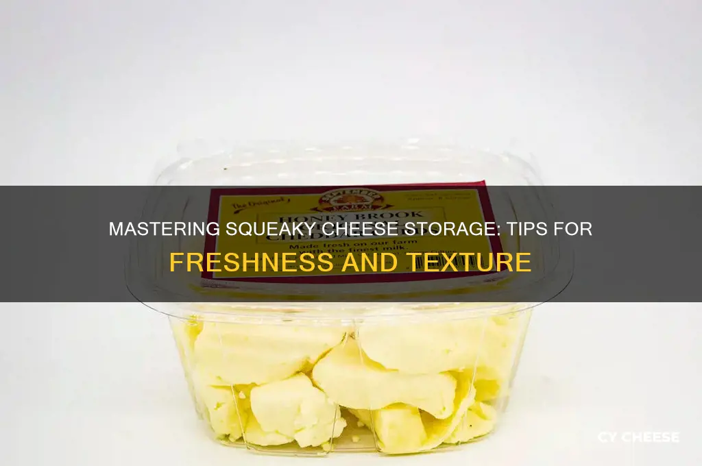 how to store squeaky cheese