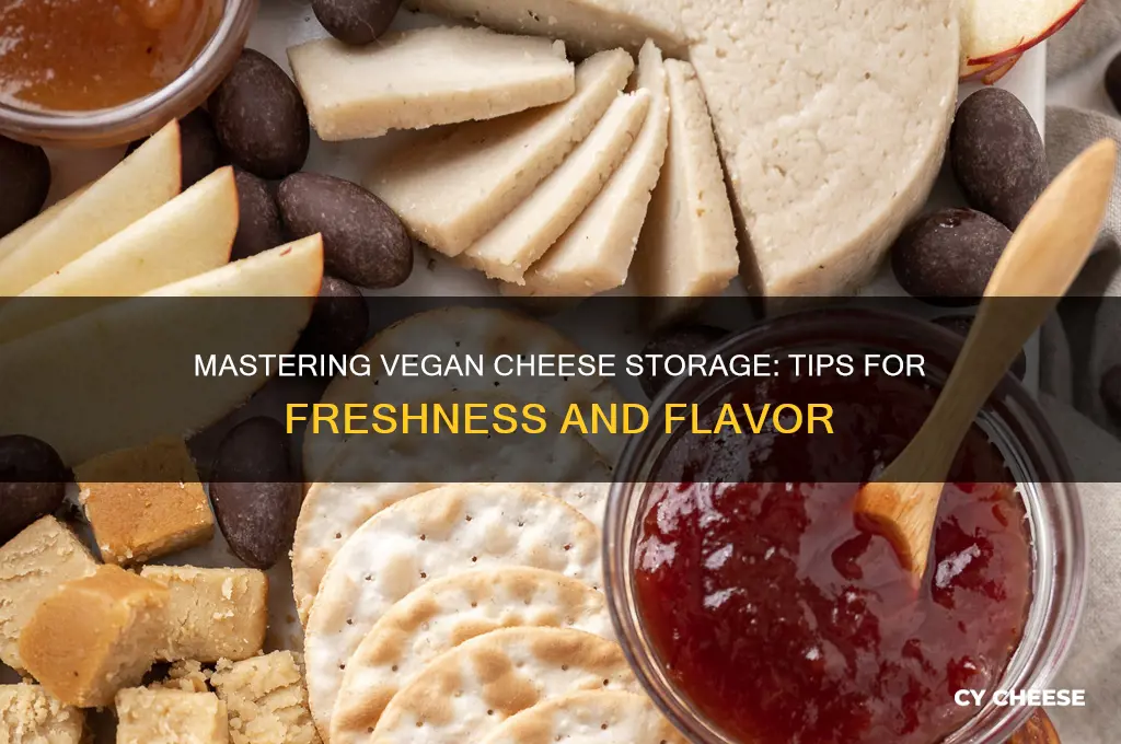 how to store vegan cheese