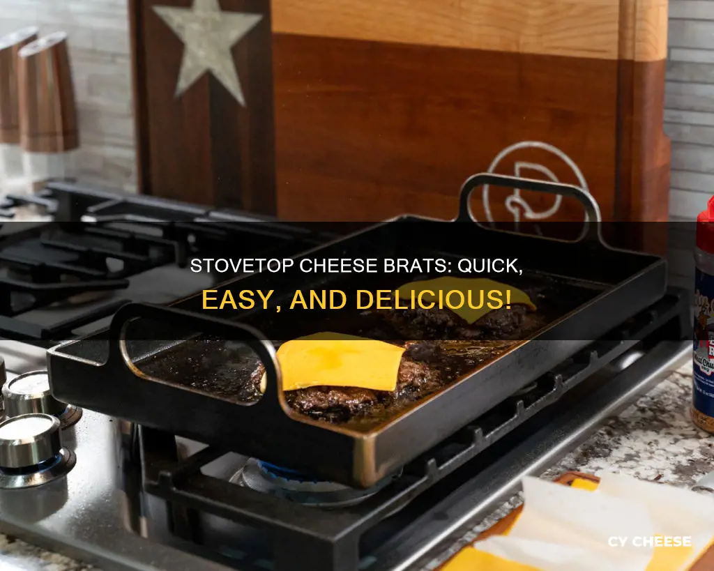 how to stove top cook cheese brats