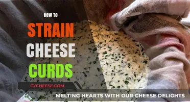 Mastering the Art of Straining Cheese Curds: A Step-by-Step Guide