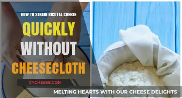 Quick Ricotta Straining: Cheesecloth-Free Tips for Creamy Results