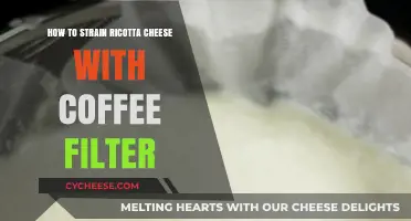 Easy Ricotta Straining: Using Coffee Filters for Creamy Homemade Cheese