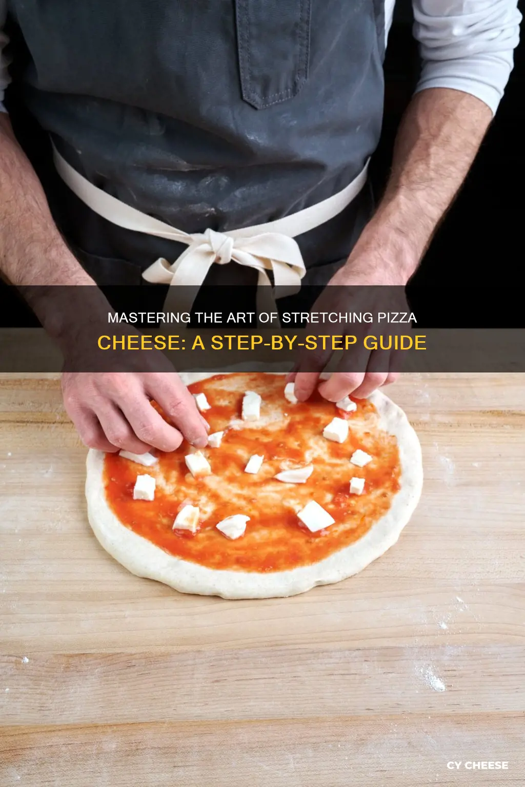 how to stretch cheese on pizza step by step