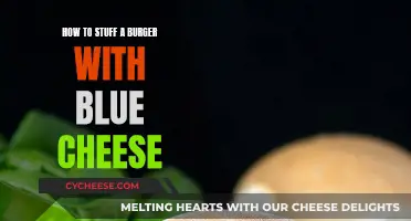 Blue Cheese Burger: Stuffing Method for a Juicy Treat